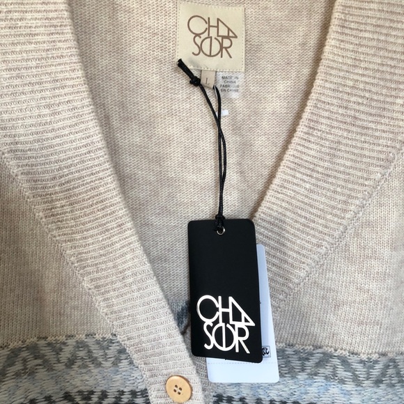 NWT Chaser Knit Grandpa Oversized Cardigan L - Picture 8 of 14